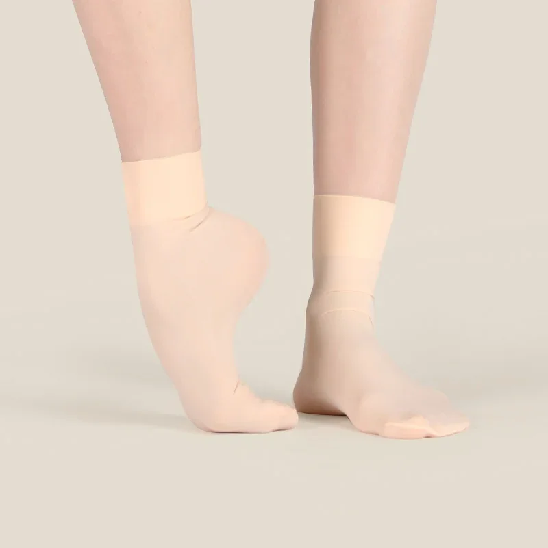 Pilates Yoga Ballet - ผู้หญิง Professional ถุงเท้าบัลเล่ต์โมเดิร์นเต้นรําถุงเท้าเต้นรําพิลาทิสโยคะถุงเท้าถุงน่องเด็กผู้หญิงเด็กชาย Breathable ถุงเท้าเต้นรํา