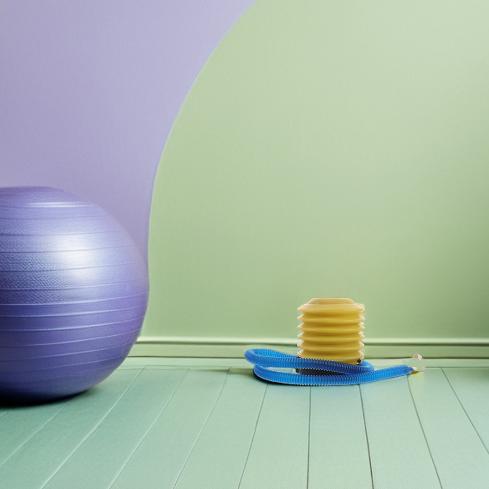 ชุดปั๊มลมสำหรับลูกบอลโยคะแบบใช - Pilates Yoga Origin บทวิจารณ์และราคา