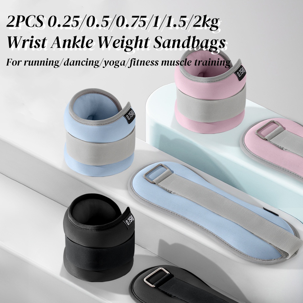2pcs 0.25/0.5/0.75/1/2 กก.ข้อเ - Yoga Sandbag Weight บทวิจารณ์และราคา
