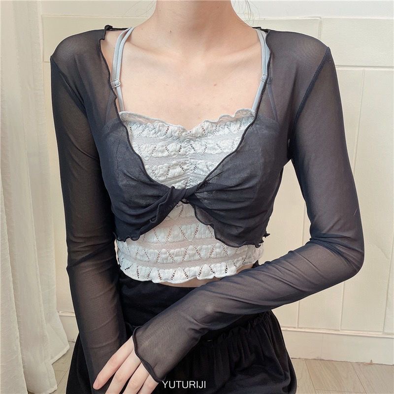 เสื้อคลุมบัลเลต์ตาข่ายสำหรับผู - Pilates Yoga Ballet บทวิจารณ์และราคา