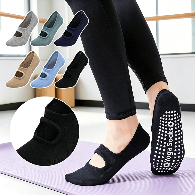 ถุงเท้าโยคะกันลื่นสำหรับผู้หญิ - Pilates Yoga Ballet บทวิจารณ์และราคา