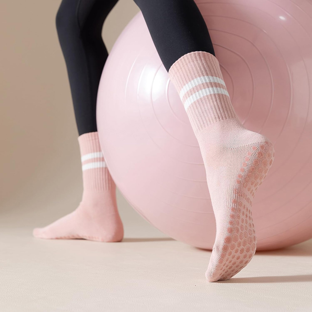 ถุงเท้าโยคะพิลาทิสพร้อมด้ามจับ - Pilates Yoga Ballet บทวิจารณ์และราคา